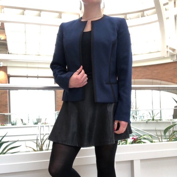 Black and Blue Blazer - Picture 2 of 7